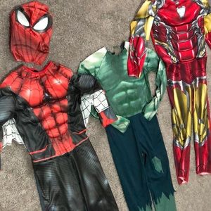 Spiderman and other Halloween costumes
